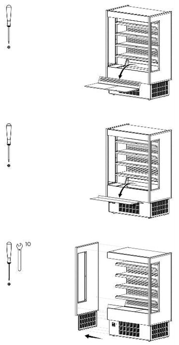 Hydra-Kool KGH-OF-50-S KGH-OF Grab-N-Go High Profile Case - Top Restaurant Supplies