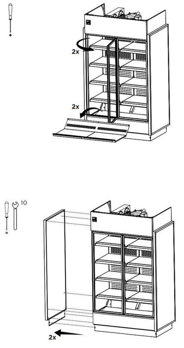 Hydra-Kool KGV-MD-3-R High Volume Grab-N-Go for Remote Condensing Unit - Top Restaurant Supplies