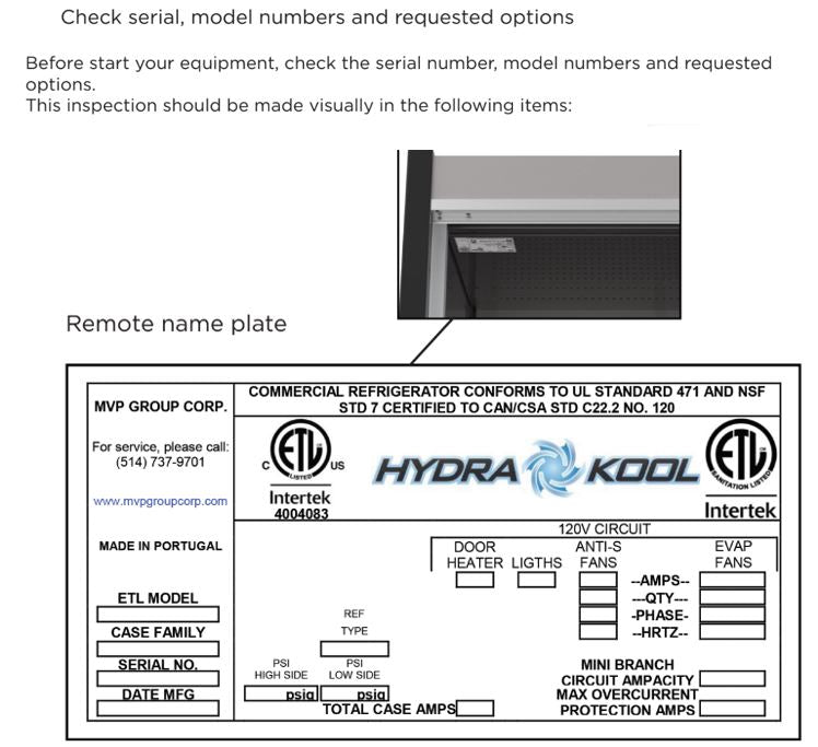 Hydra Kool KGV-MO-2-R High Volume Grab-N-Go for Remote Condensing Unit - Top Restaurant Supplies