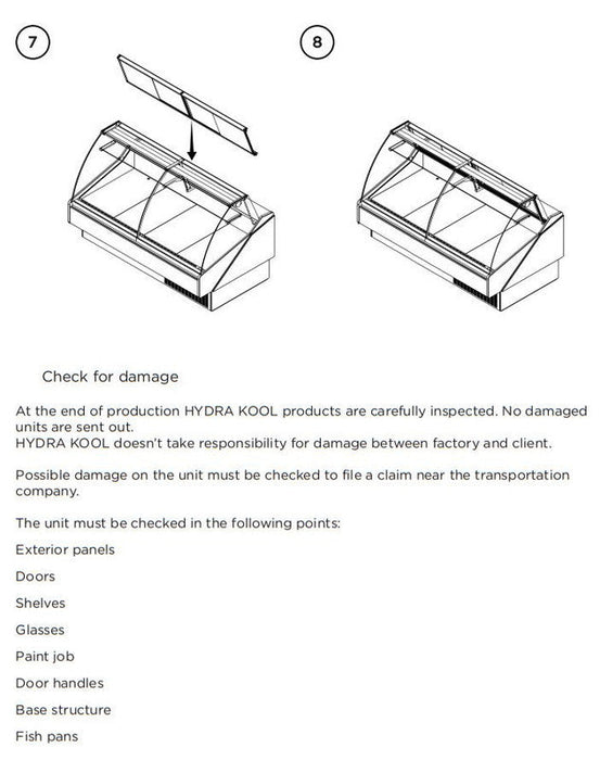 Hydra-Kool KFM-SC-60-S KFM-SC Seafood Case - Top Restaurant Supplies