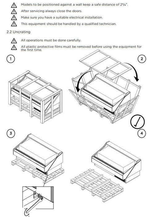 Hydra Kool KPM-OF-80-S Open Front Deli Case - Top Restaurant Supplies