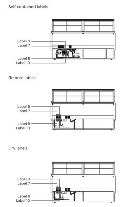 Hydra-Kool KFM-CG-40-S Fresh Meat Curved Glass Deli Case - Top Restaurant Supplies