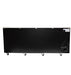 SABA SBB-27-90G 90" Three Glass Door Back Bar Cooler (Black) - Top Restaurant Supplies