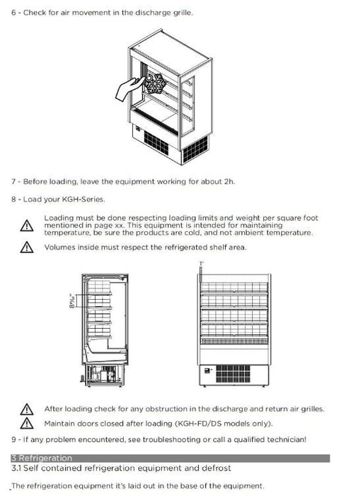 Hydra-Kool KGH-OF-60-S KGH-OF Grab-N-Go High Profile Case - Top Restaurant Supplies