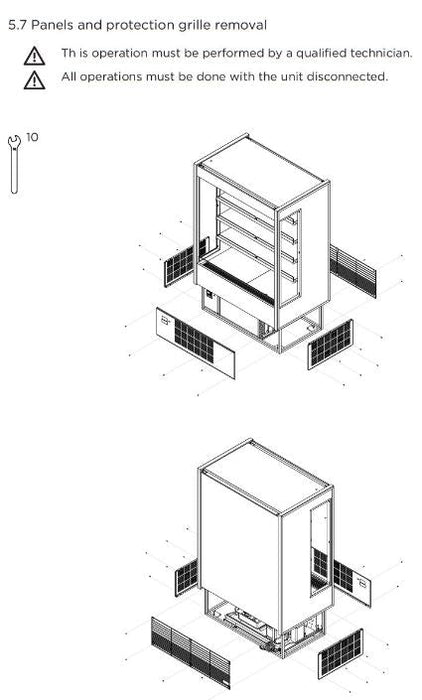 Hydra-Kool KGH-OF-80-S KGH-OF Grab-N-Go High Profile Case - Top Restaurant Supplies