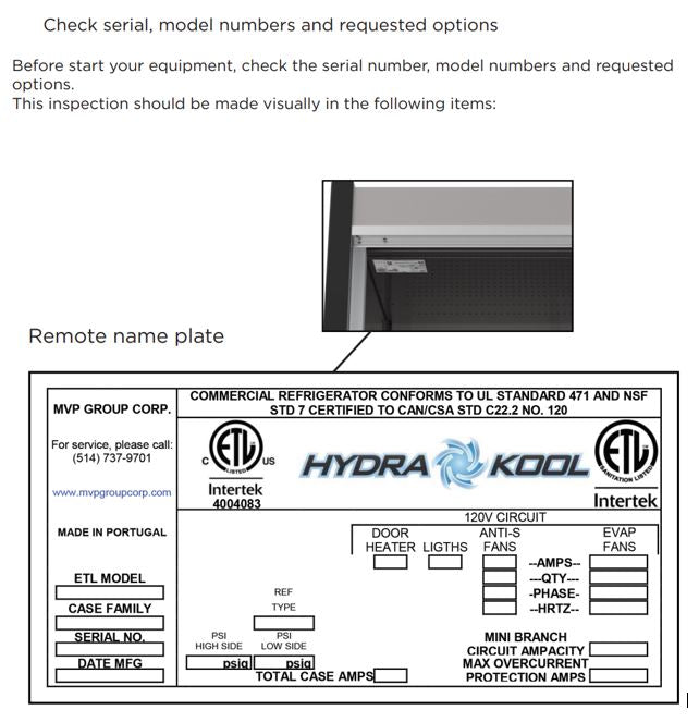 Hydra Kool KGV-MR-2-R High Volume Grab-N-Go for Remote Condensing Unit - Top Restaurant Supplies