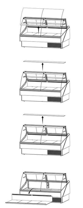 Hydra-Kool KFM-SC-60-S KFM-SC Seafood Case - Top Restaurant Supplies