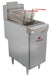 Apexra APX3-40N 40lb Capacity Gas Deep Fryer, 3 Tube, 90,000 BTU, Natural Gas - Top Restaurant Supplies