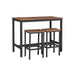 VASAGLE Bar Table with 2 Bar Stools - Top Restaurant Supplies