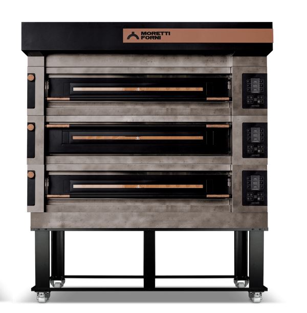 AMPTO S120E ICON - Serie S modular Electric Pizza oven 48-3/4"x28-3/4"x6-1/4" (Chamber) - Top Restaurant Supplies