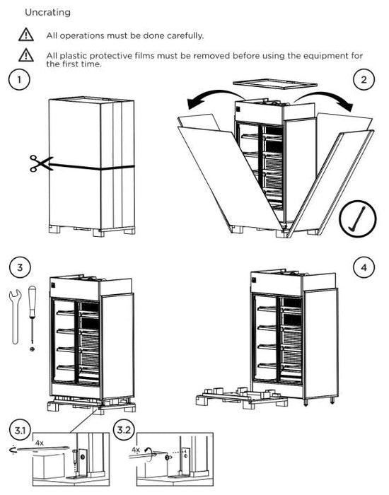 Hydra-Kool KGV-MO-3-R High Volume Grab and Go - Top Restaurant Supplies