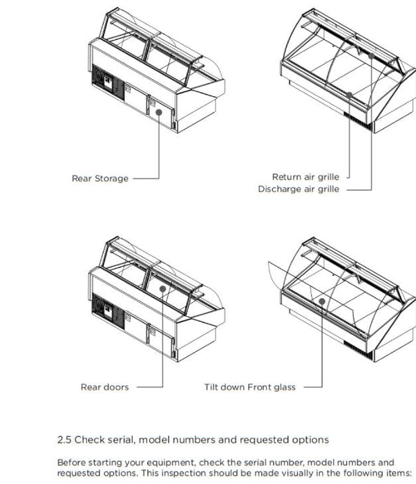 Hydra Kool KPM-FG-60-S Deli Products and Packaged Meat Flat Glass Deli Case - Top Restaurant Supplies