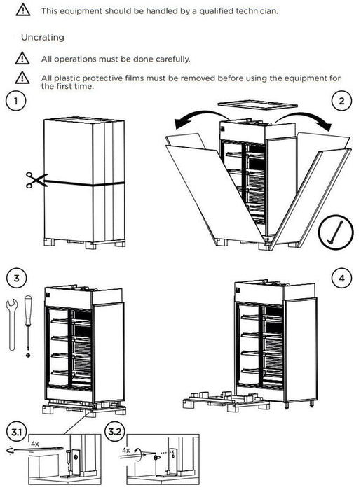 Hydra-Kool KGV-MD-3-R High Volume Grab-N-Go for Remote Condensing Unit - Top Restaurant Supplies