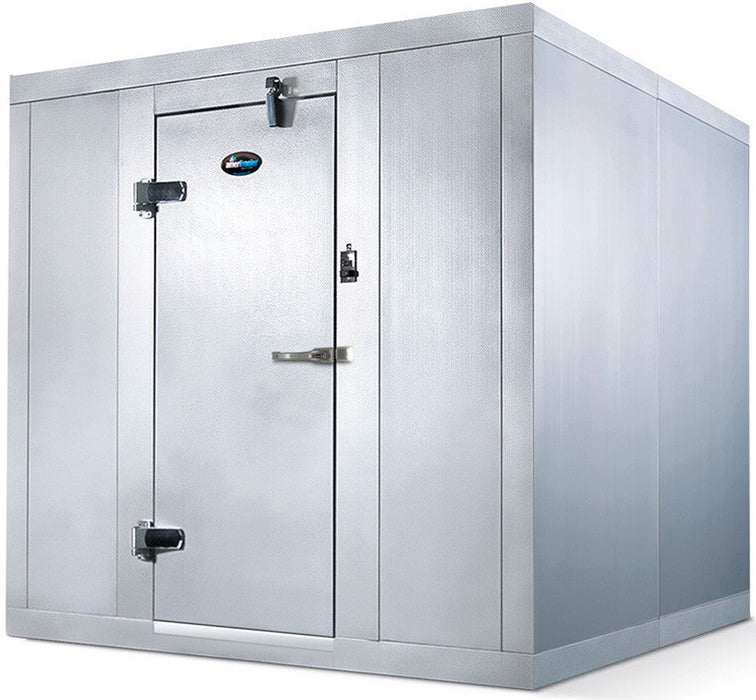 Amerikooler QF081077 7'-10" x 7'-10 1/8" x 8'-0" (Rectangular) Indoor, With Floor, Remote Condenser - Walk-in Freezer - Top Restaurant Supplies