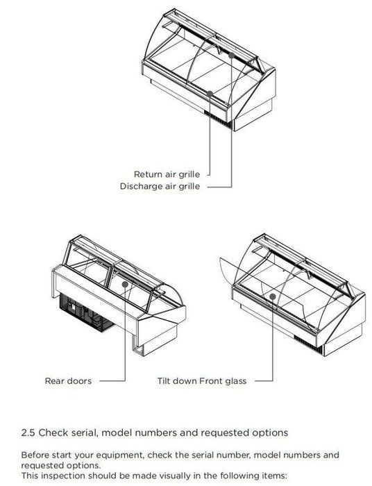 Hydra-Kool KFM-CG-60-S Fresh Meat Curved Glass Deli Case - Top Restaurant Supplies