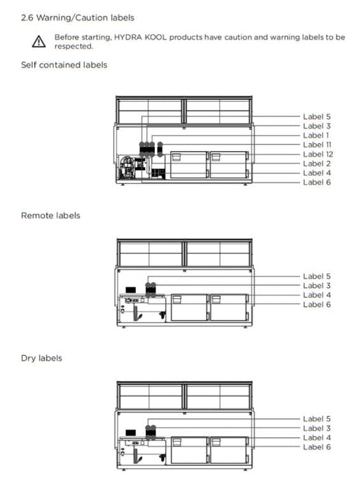 Hydra Kool KPM-CG-60-S Deli Products and Packaged Meat Curved Glass Deli Case - Top Restaurant Supplies