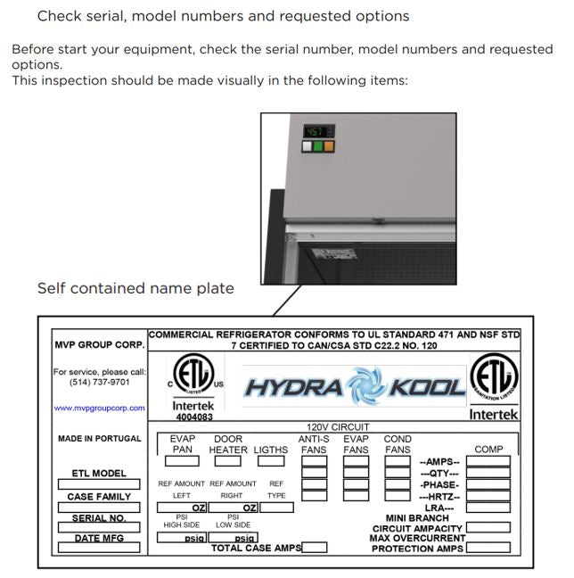 Hydra Kool KGV-MR-2-S High Volume Grab-N-Go Case Self Contained - Top Restaurant Supplies