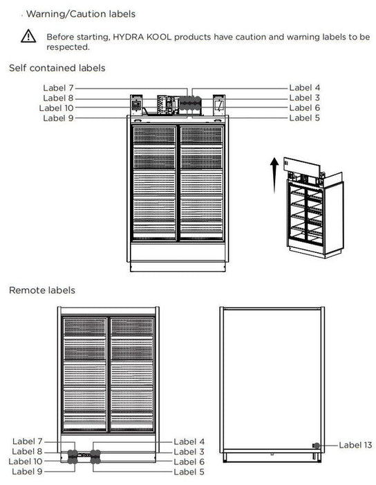 Hydra Kool KGV-MR-2-R High Volume Grab-N-Go for Remote Condensing Unit - Top Restaurant Supplies