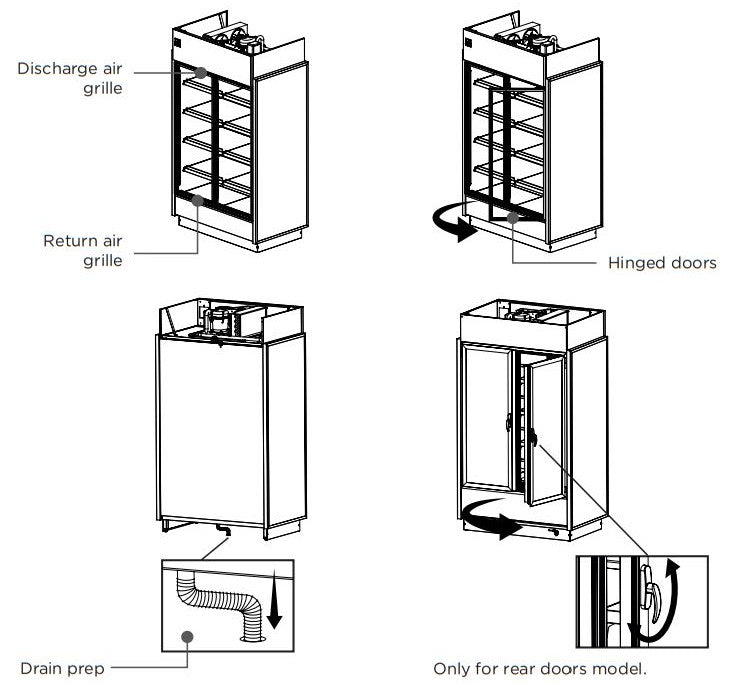 Hydra Kool KGV-MR-3-S High Volume Grab-N-Go Case Self Contained - Top Restaurant Supplies