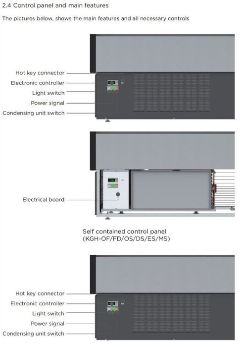 Hydra-Kool KGH-OF-80-S KGH-OF Grab-N-Go High Profile Case - Top Restaurant Supplies