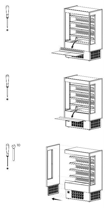 Hydra-Kool KGH-OF-60-S KGH-OF Grab-N-Go High Profile Case - Top Restaurant Supplies