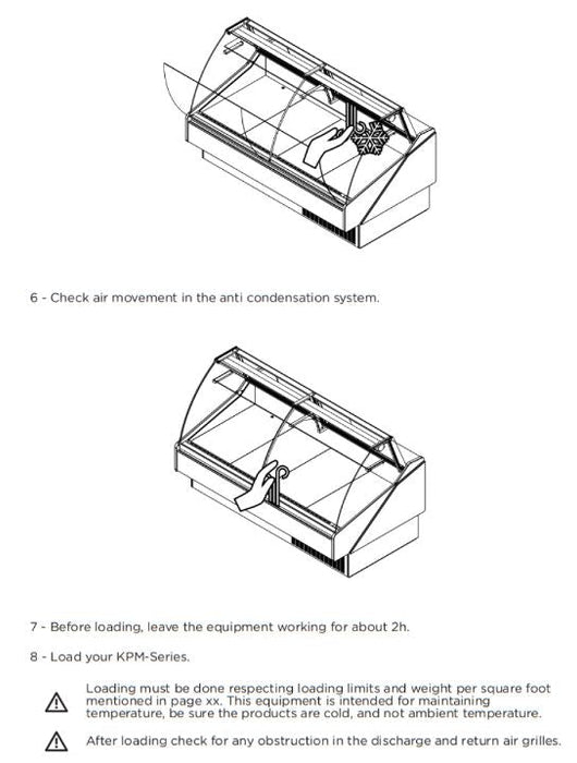 Hydra Kool KPM-CG-60-S Deli Products and Packaged Meat Curved Glass Deli Case - Top Restaurant Supplies