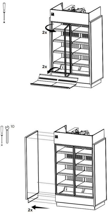 Hydra-Kool KGV-MO-3-R High Volume Grab and Go - Top Restaurant Supplies