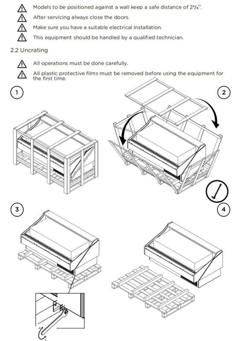 Hydra Kool KPM-CG-60-S Deli Products and Packaged Meat Curved Glass Deli Case - Top Restaurant Supplies