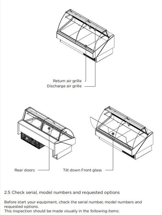 Hydra-Kool KFM-CG-120-S Fresh Meat Curved Glass Deli Case - Top Restaurant Supplies