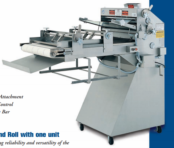 Acme RS88-12 Rol-Sheeter 12’ Table with Saddle & Molding 24” Roller Width - Top Restaurant Supplies