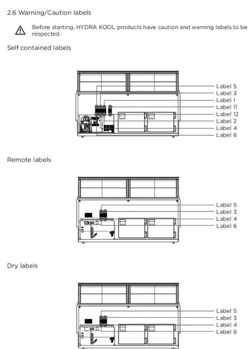 Hydra Kool KPM-FG-60-S Deli Products and Packaged Meat Flat Glass Deli Case - Top Restaurant Supplies