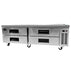 SABA SCB-72 72″ 4 Drawer Refrigerated Chef Base Stainless Steel - Top Restaurant Supplies