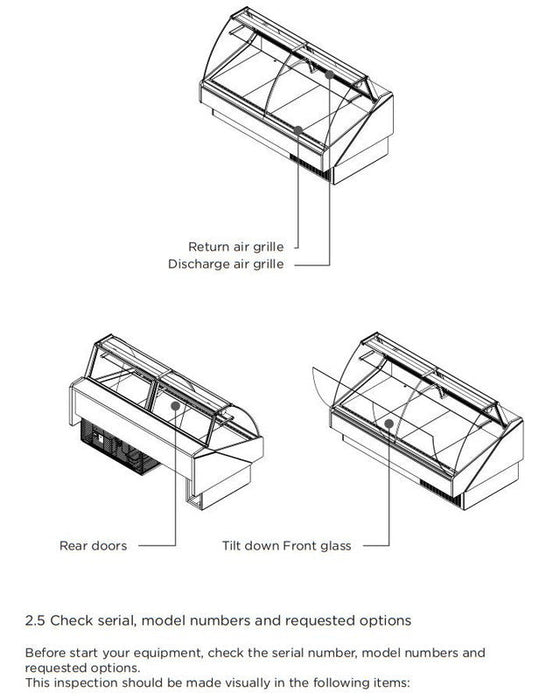 Hydra-Kool KFM-FG-100-S Fresh Meat Flat Glass Deli Case - Top Restaurant Supplies