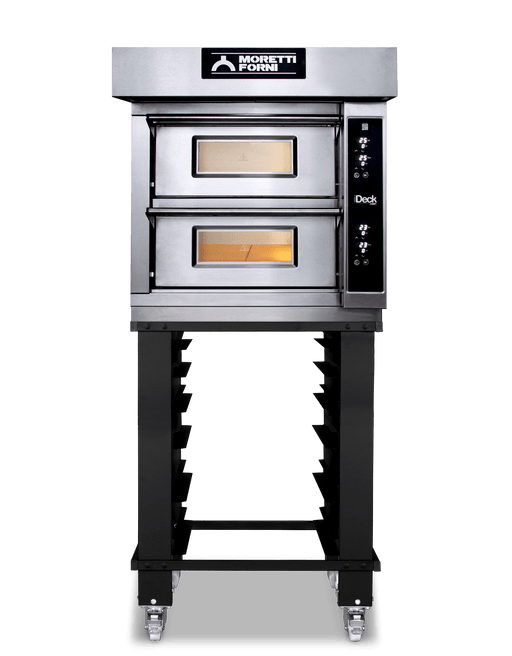 Moretti Forni ID-D 60.60 iDeck Digital Control Electric Pizza Oven 61x66x14 cm chamber. 2 Deck.- Top Restaurant Supplies