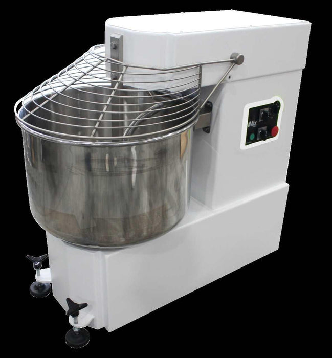 AMPTO iM60/2 Spiral Mixer 132 lbs Dough. 85 lbs Flour. 80 Lts bowl. Fixed Head. 220/60/3 - 2 Speeds. ETL. NSF - Top Restaurant Supplies