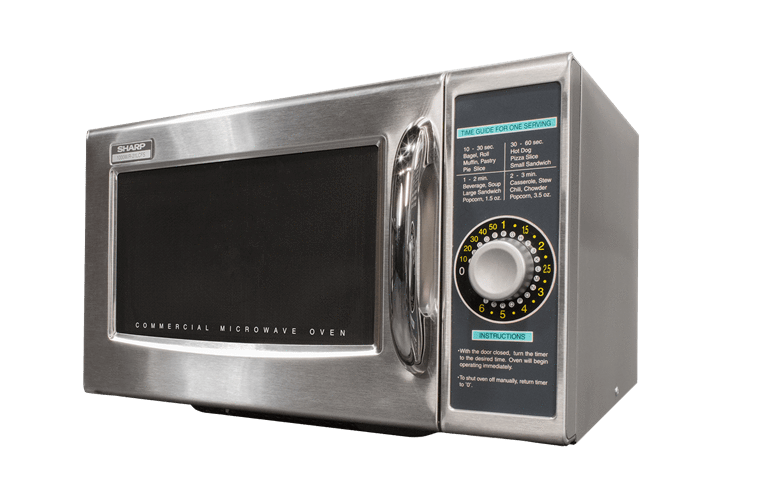 Sharp R-21LCFS Medium Duty Commercial Microwave with 1000 watts - Top Restaurant Supplies