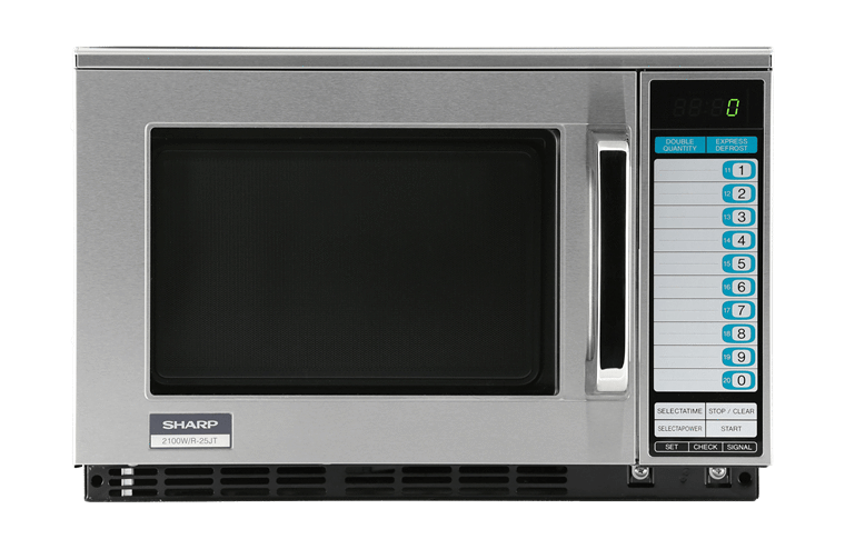 Sharp R-22GTF Heavy Duty Commercial Microwave Oven with 1200 Watts - Top Restaurant Supplies