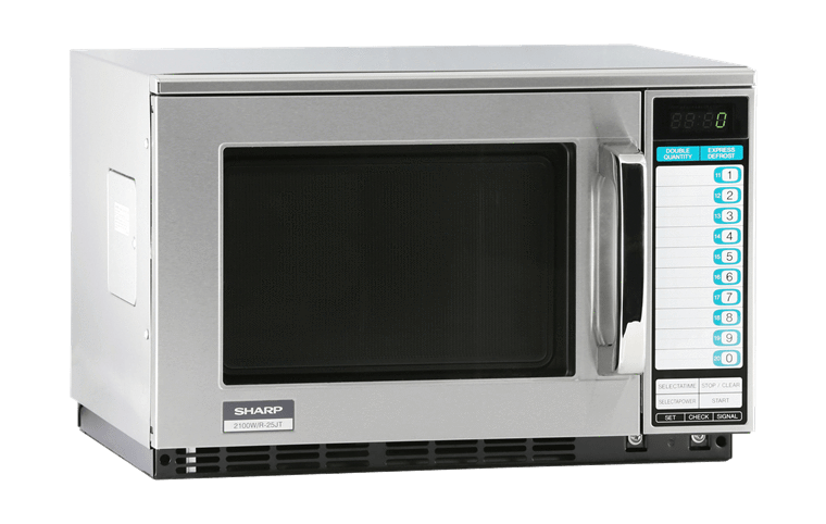 Sharp R-22GTF Heavy Duty Commercial Microwave Oven with 1200 Watts - Top Restaurant Supplies