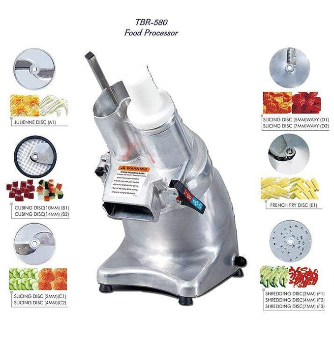 Thunderbird TBR-580 Food Processor, 1000 Lbs. Per Hour Capacity - Top Restaurant Supplies